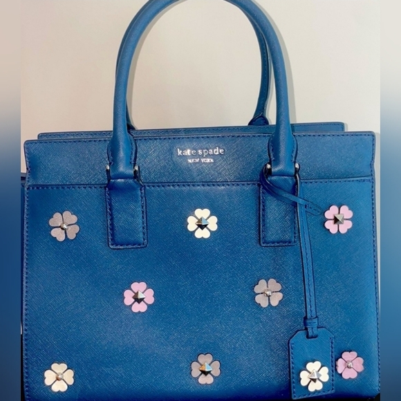 Kate Spade Floral Shoulder and Crossbody Tote EUC - Picture 2 of 9